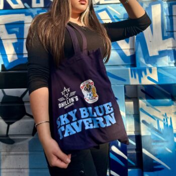 Sky Blue Tavern Cotton tote bag